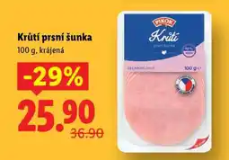 Lidl KRŮTÍ PRSNÍ ŠUNKA nabídka
