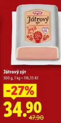 Lidl Játrový sýr nabídka