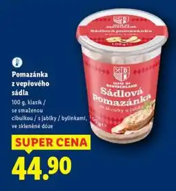 Lidl Pomazánka z vepřového sádla nabídka