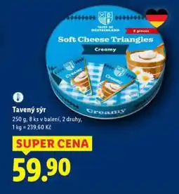 Lidl Tavený sýr nabídka