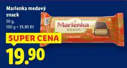 Lidl MARLENKA MEDOVÝ SNACK nabídka