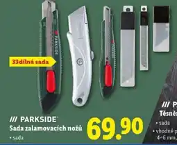 Lidl PARKSIDE Sada zalamovacích nožů nabídka