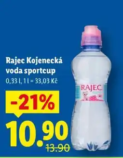 Lidl Rajec Kojenecká voda sportcup nabídka