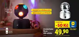 Lidl Livarno home Párty LED svítidlo nabídka