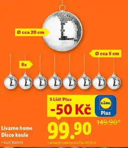Lidl Livarno home Disco koule nabídka