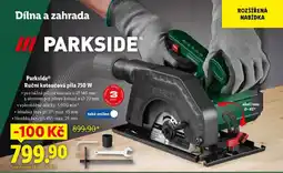 Lidl Parkside Ruční kotoučová pila 750 W nabídka