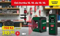 Lidl Parkside Laserový měřič vzdálenosti / křížový liniový laser nabídka