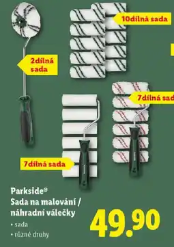 Lidl Parkside Sada na malování / náhradní válečky nabídka