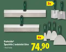 Lidl Parkside Špachtle / zednické lžíce nabídka