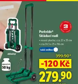 Lidl Parkside Skládací rudl nabídka