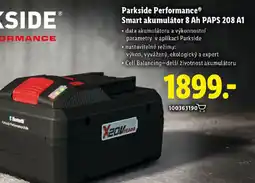 Lidl Parkside Performance Smart akumulátor 8 Ah PAPS 208 A1 nabídka