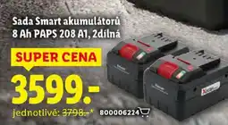 Lidl Sada Smart akumulátorů 8 Ah PAPS 208 A1, 2dílná nabídka