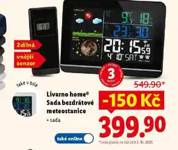 Lidl Livarno home Sada bezdrátové meteostanice nabídka