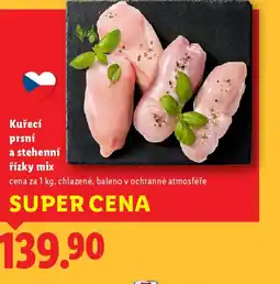 Lidl Kuřecí prsní a stehenní řízky mix nabídka