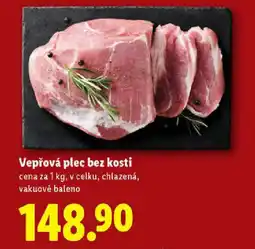 Lidl Vepřová plec bez kosti nabídka