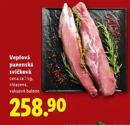 Lidl Vepřová panenská svíčková nabídka
