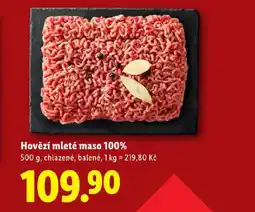 Lidl Hovězí mleté maso 100% nabídka