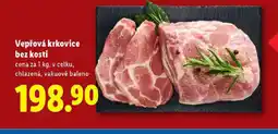 Lidl Vepřová krkovice bez kosti nabídka