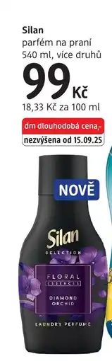 dm drogerie Silan parfém na praní nabídka