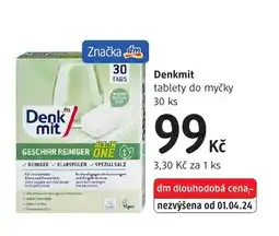 dm drogerie Denkmit tablety do myčky nabídka
