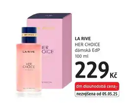 dm drogerie LA RIVE Her Choice dámská EdP nabídka