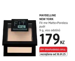 dm drogerie MAYBELLINE New York Fit me Matte+Poreless pudr nabídka