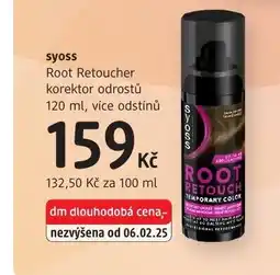 dm drogerie Syoss Root Retoucher korektor odrostů nabídka
