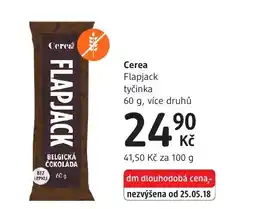 dm drogerie Cerea Flapjack tyčinka nabídka