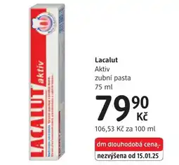 dm drogerie Lacalut Aktiv zubní pasta nabídka