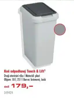 Uni Hobby Koš odpadkový Touch & Lift¹ nabídka