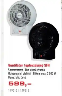 Uni Hobby Ventilátor teplovzdušný SFH nabídka