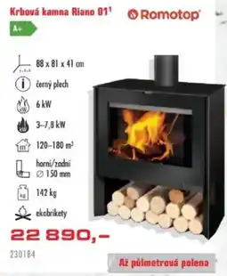 Uni Hobby Krbová kamna Riano 01¹ nabídka