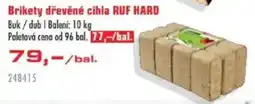 Uni Hobby Brikety dřevěné cihla RUF HARD nabídka