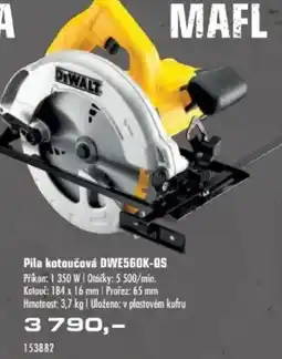 Uni Hobby DEWALT Pila kotoučová DWE560K-QS nabídka
