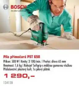 Uni Hobby BOSCH Pila přímočará PST 650 nabídka