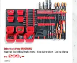 Uni Hobby Stěna na nářadí ORDERLINE nabídka