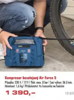 Uni Hobby Kompresor bezolejový Air Force 5 nabídka