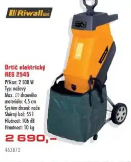 Uni Hobby Riwall Drtič elektrický RES 2545 nabídka
