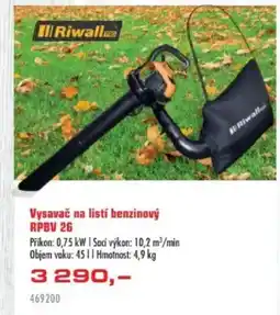Uni Hobby Riwall Vysavač na listí benzinový RPBV 26 nabídka
