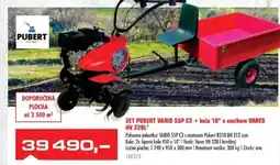 Uni Hobby SET PUBERT VARIO 55P C3 + kola 10" s vozíkem VARES HV 220L¹ nabídka