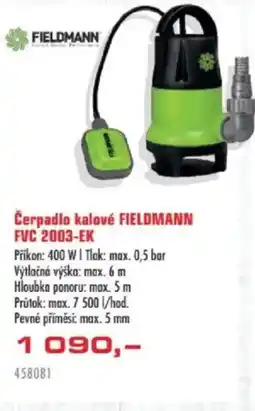 Uni Hobby Čerpadlo kalové FIELDMANN FVC 2003-EK nabídka