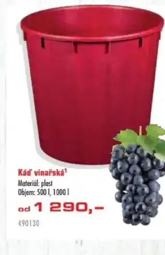 Uni Hobby Káď vinařská nabídka