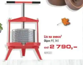 Uni Hobby Lis na ovoce nabídka