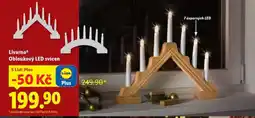 Lidl Livarno Obloukový LED svícen nabídka
