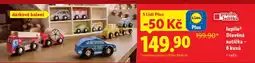 Lidl lupilu Dřevěná autíčka – 6 kusů nabídka