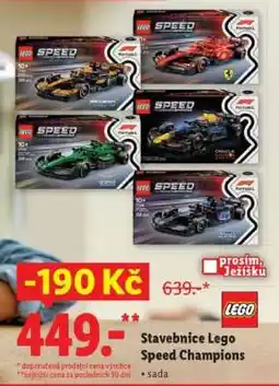 Lidl Stavebnice LEGO Speed Champions nabídka