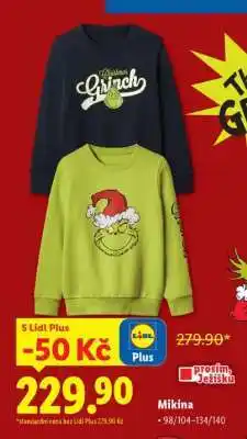 Lidl Mikina nabídka