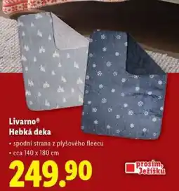 Lidl Livarno Hebká deka nabídka