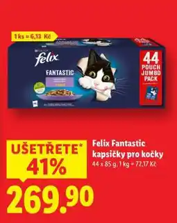 Lidl Felix Fantastic Kapsičky pro kočky nabídka