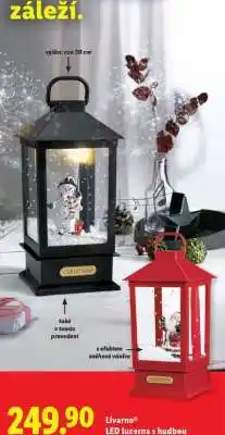 Lidl Livarno LED lucerna s hudbou nabídka